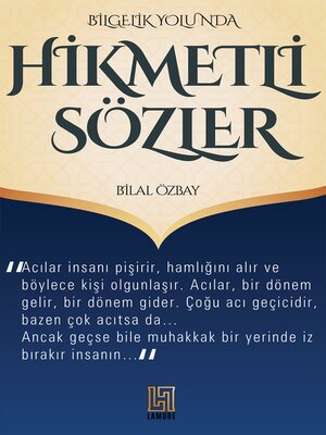 cover image of Hikmetli Sözler